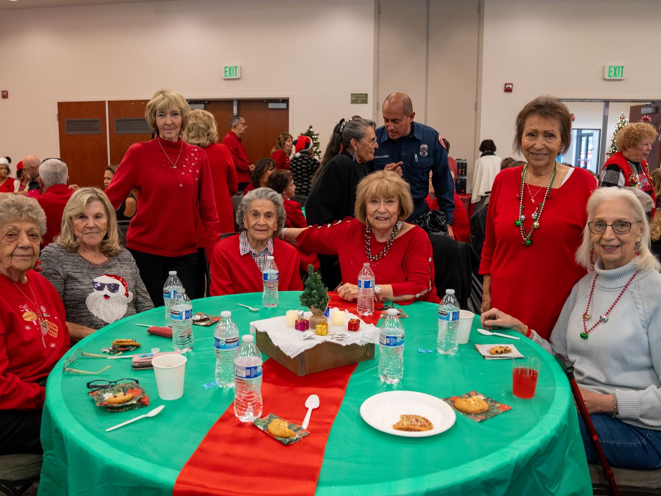Seniors at Holiday Luncheon