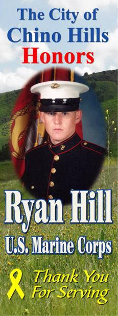 Banner to Honor Ryan Hill