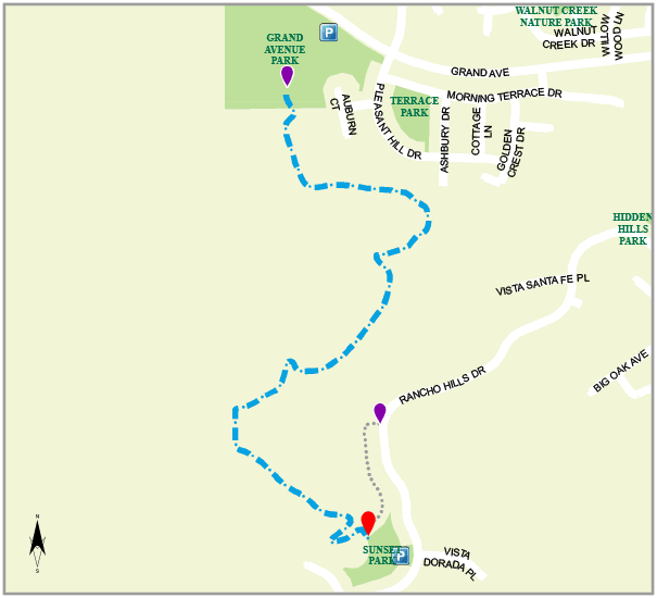 Sunset Trail Map
