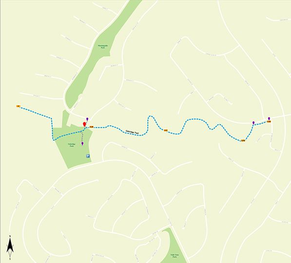 Oakridge Trailhead Map