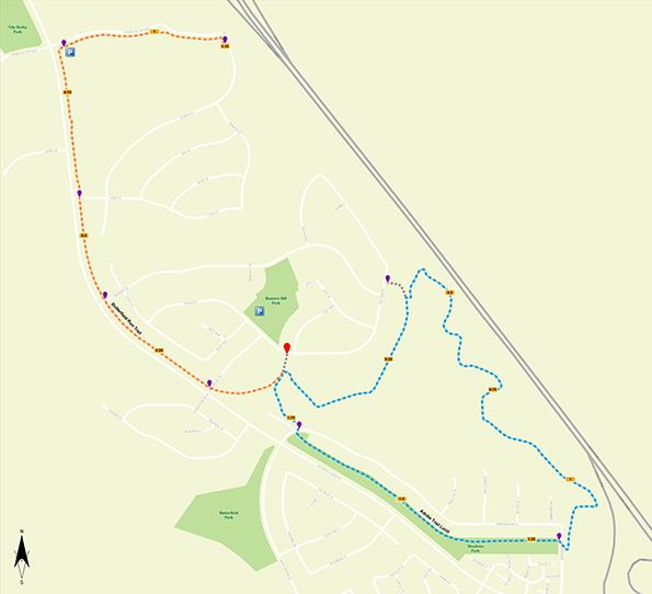 Butterfield Trailhead Map
