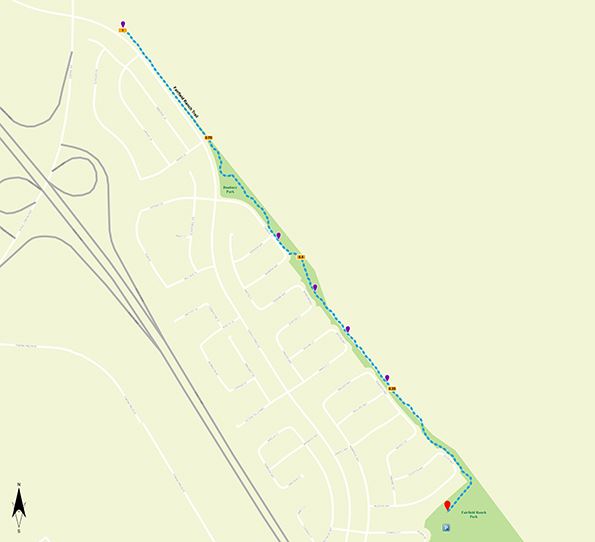 Fairfield Ranch Trailhead Map
