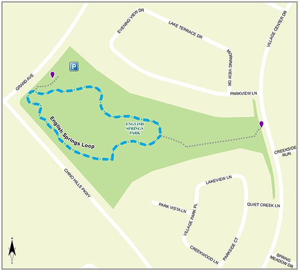 English Springs Loop Map