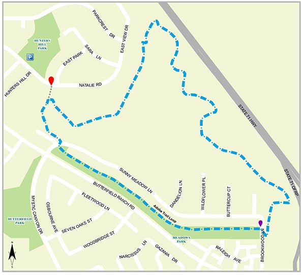 Adobe Trail Loop Map