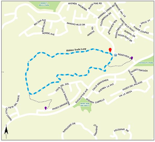 Hidden Trails Loop Map