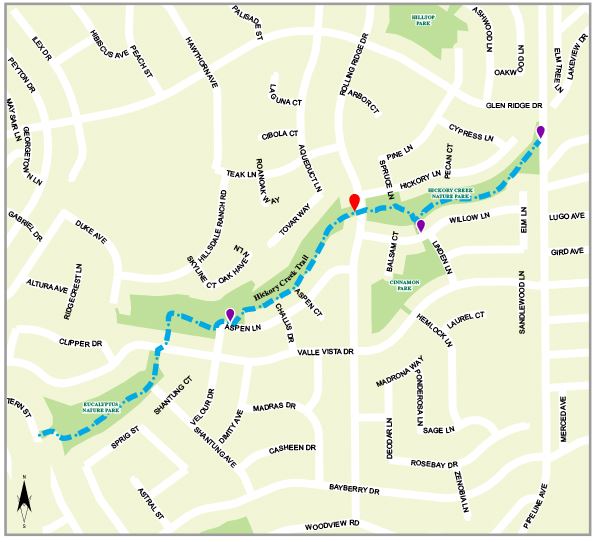 Hickory Creek Trail Map
