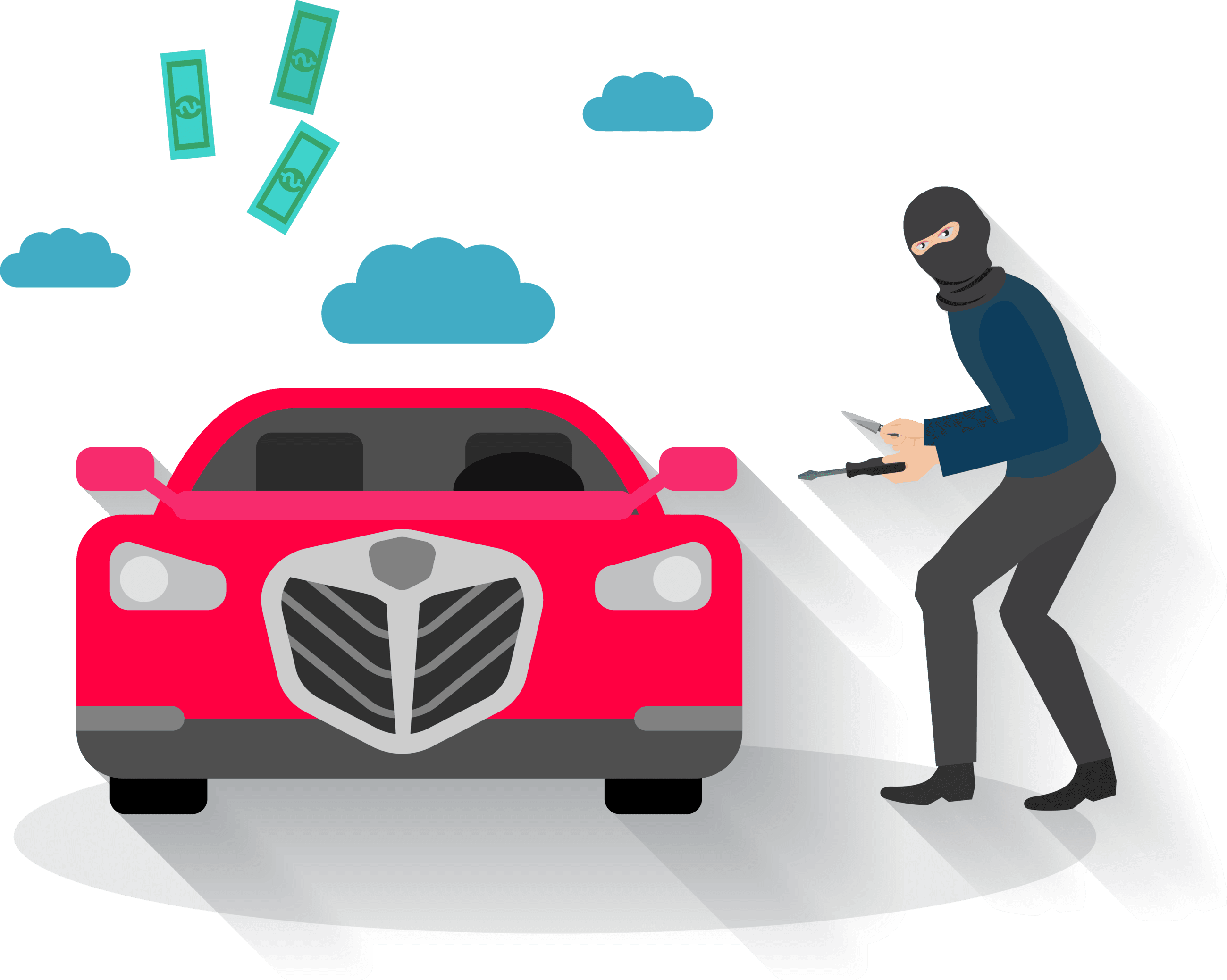 Catalytic Converter Theft Graphic